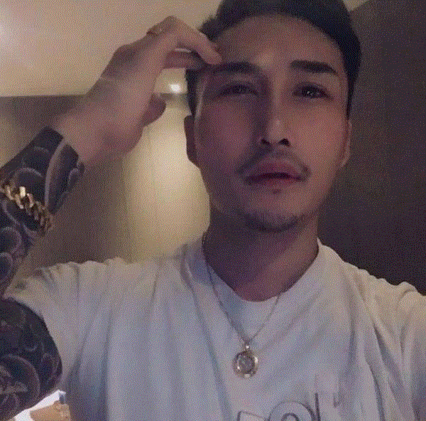 이재명 경기지사에게 금품을 상납했다고 주장하는 폭력조직 국제마피아파 전 행동대장 박철민씨. 장영하 변호사 측 제공