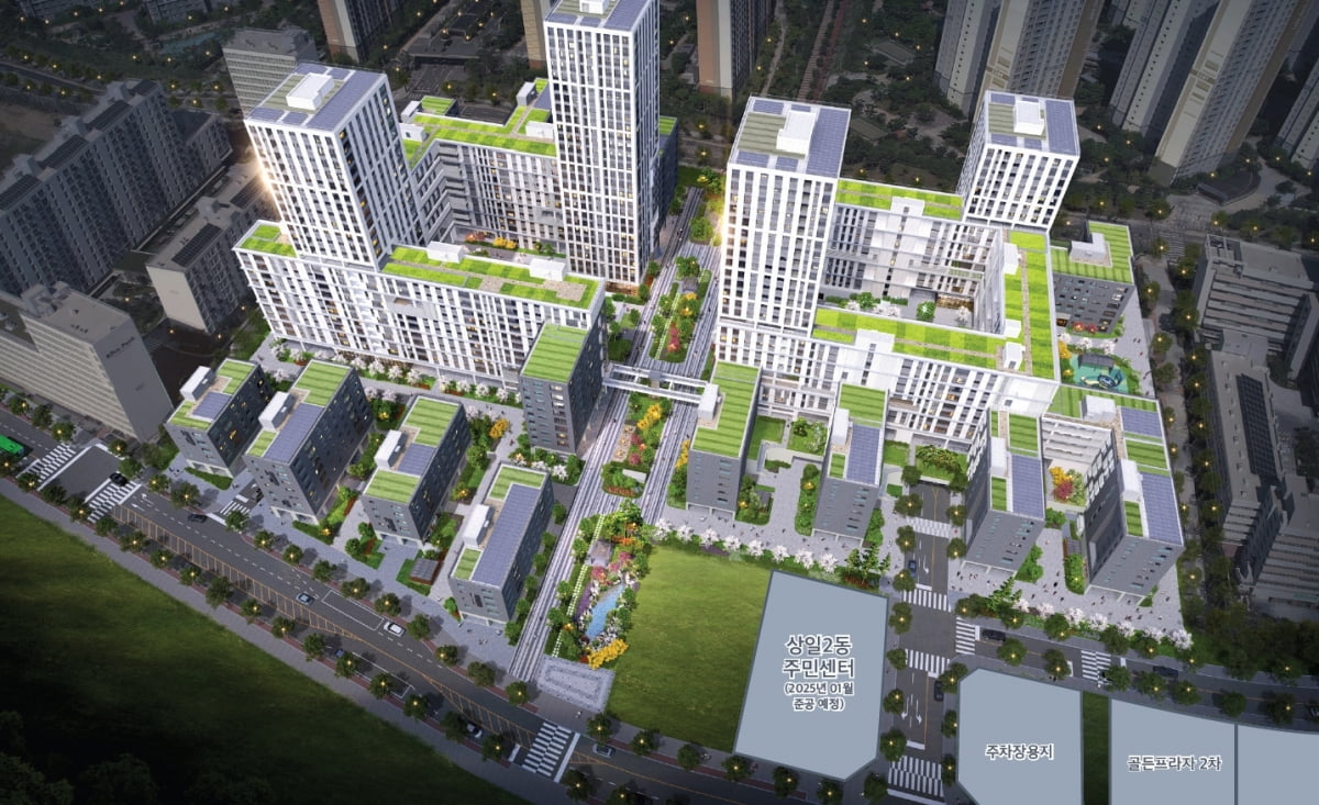 e편한세상 강일 어반브릿지 현장 이미지