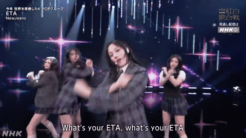 지난달 31일 일본 공영방송 NHK의 새해맞이 방송 '홍백가합전'에 특별 출연한 K팝 걸그룹 뉴진스. [유튜브 'NHK MUSIC' 채널 캡처]