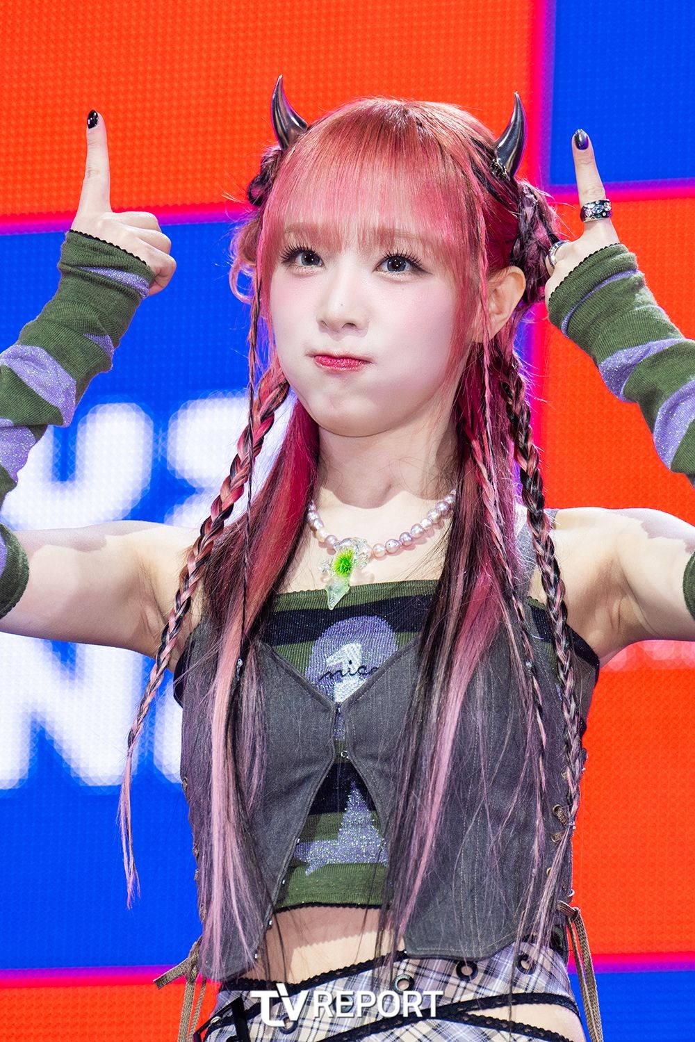 핑크헤어 이미지