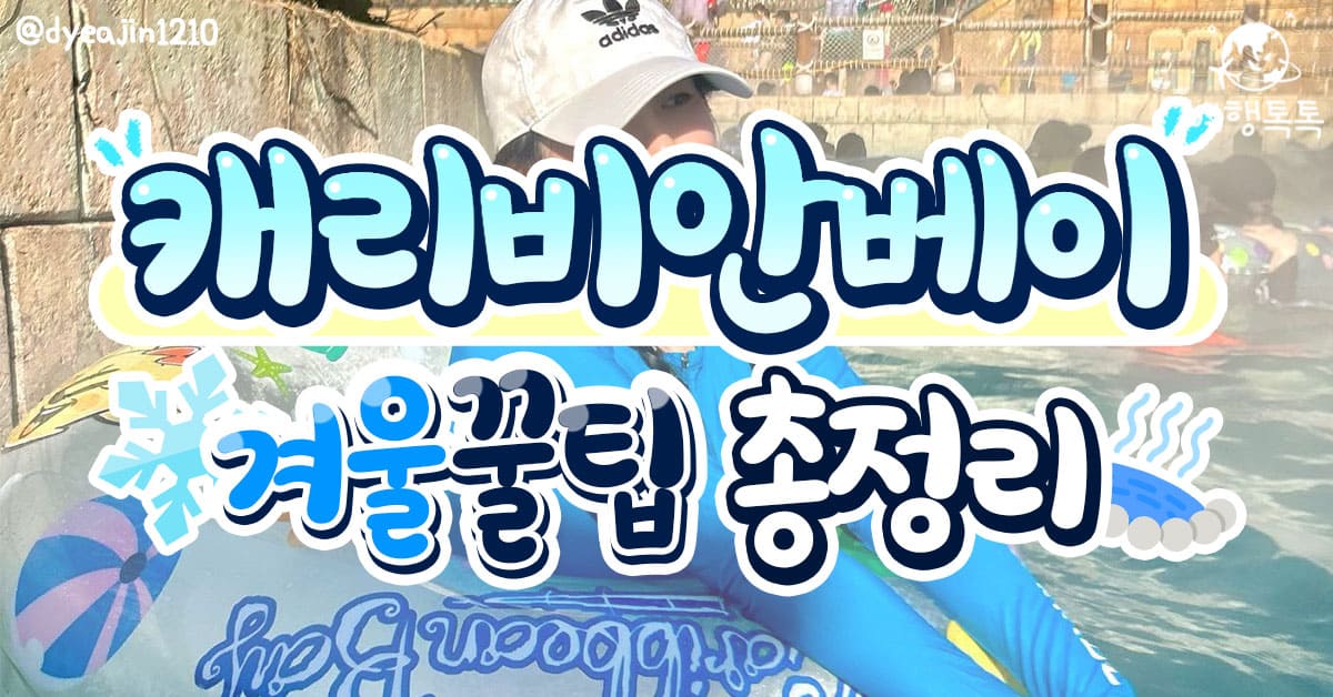 캐리비안베이 겨울 꿀팁 총정리 (+가격, 에버랜드 무료입장) | 여행톡톡