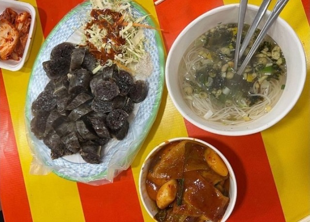 접시순대