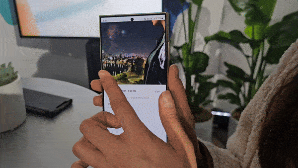 '갤러리' 앱 편집 기능에 추가된 '그림자 및 빛 반사 제거' 기능 (영상=지디넷코리아)