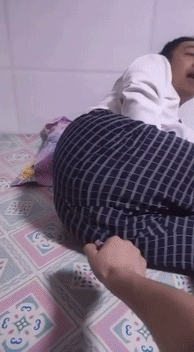 빈 타우지의 엉덩이에 불이 붙은 모습./사진=뉴욕 포스트