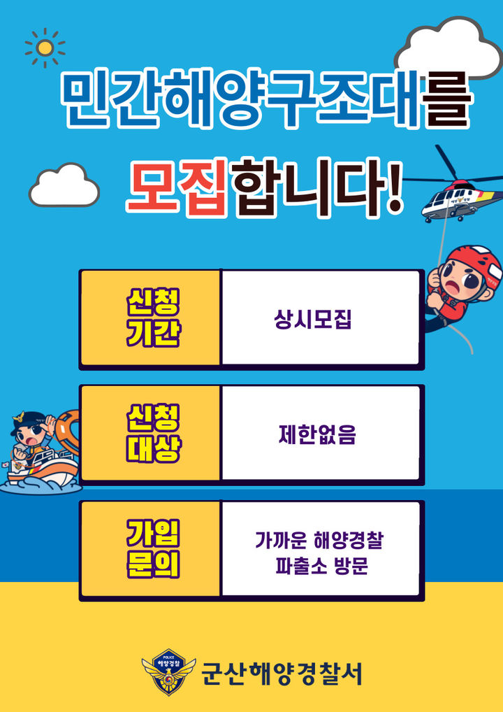 군산해양경찰서(구조대) 이미지