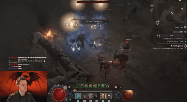 - 돌진 선조의 망치 빌드 플레이 모습 예시[출처: Rob2628 유튜브]