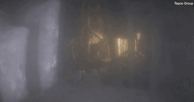 일본 후쿠시마 제1원자력발전소 1호기의 원자로를 둘러싸고 있는 격납용기 내부 모습이 공개됐다. 도쿄전력