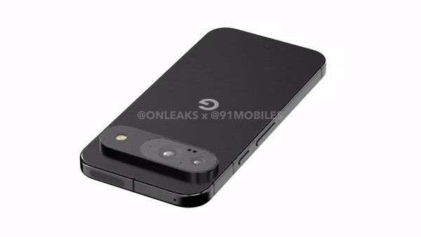 구글 픽셀9’의 디자인을 확인할 수 있는 렌더링이 공개됐다. (사진=온리크스,91모바일)