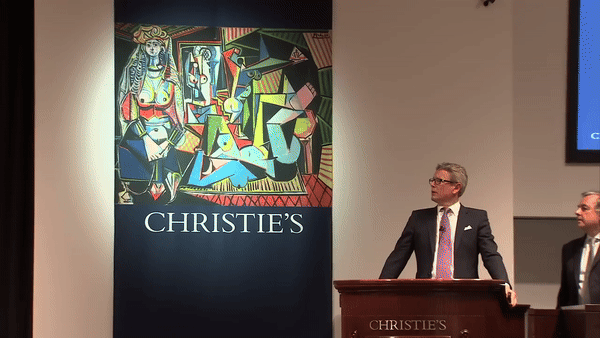 경매 당시 모습. [크리스티]