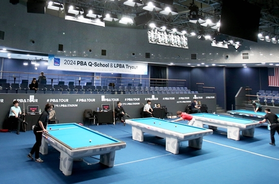 프로당구 LPBA 트라이아웃 통과 선수들 기념촬영