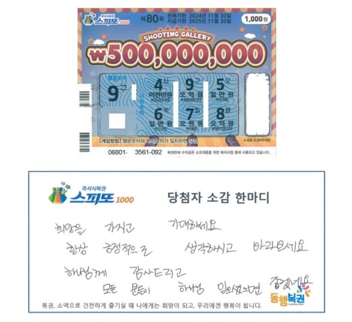 행운복권판매점 이미지