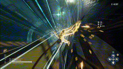 '스텔라 블레이드' 게임 내 이미지. 이동 중에도 시원한 액션을 느낄 수 있는 장치가 종종 나타난다.