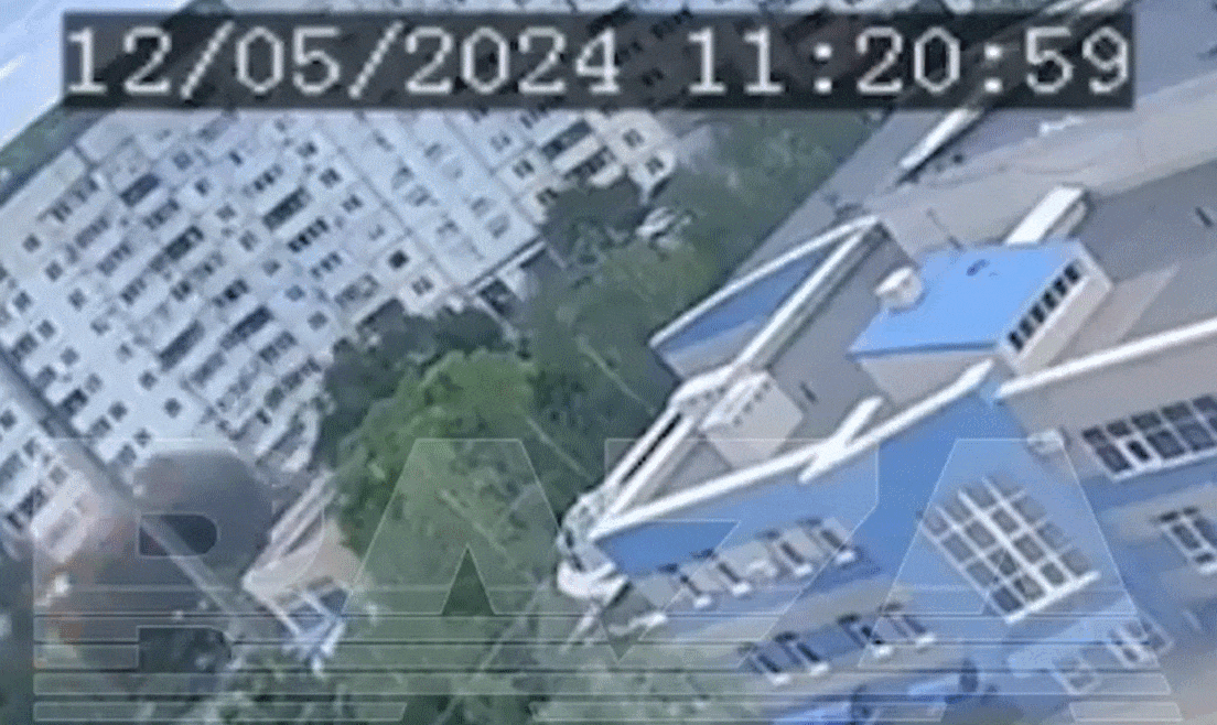 폭발 당시 모습을 담은 CCTV 영상