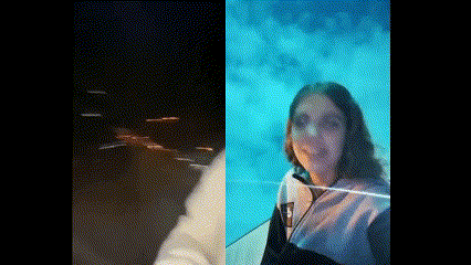 영상 촬영 중 화구를 촬영한 사람들. (사진=엑스 캡처)