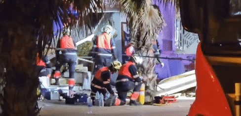 지중해의 유명 관광지 스페인 마요르카섬 번화가 해변에서 2층 식당 건물이 무너져 최소 4명이 숨지고 27명이 다쳤다. 사진=엑스 캡쳐