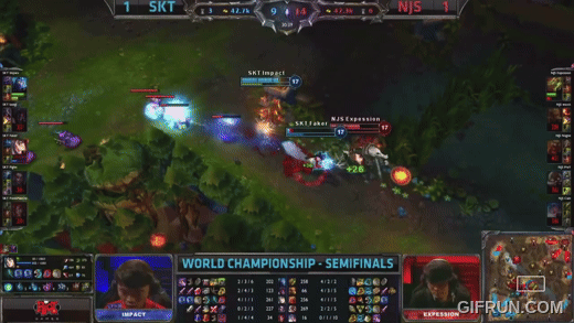 한타 마지막에 생존까지 성공하는 '페이커'(이미지=LoL e스포츠 공식 유튜브 발췌).