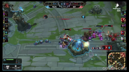 '오뀨' 오규민의 칼리스타를 처치하며 완성된 '페이커'의 공식전 첫 펜타 킬(이미지=LoL e스포츠 공식 유튜브 발췌).