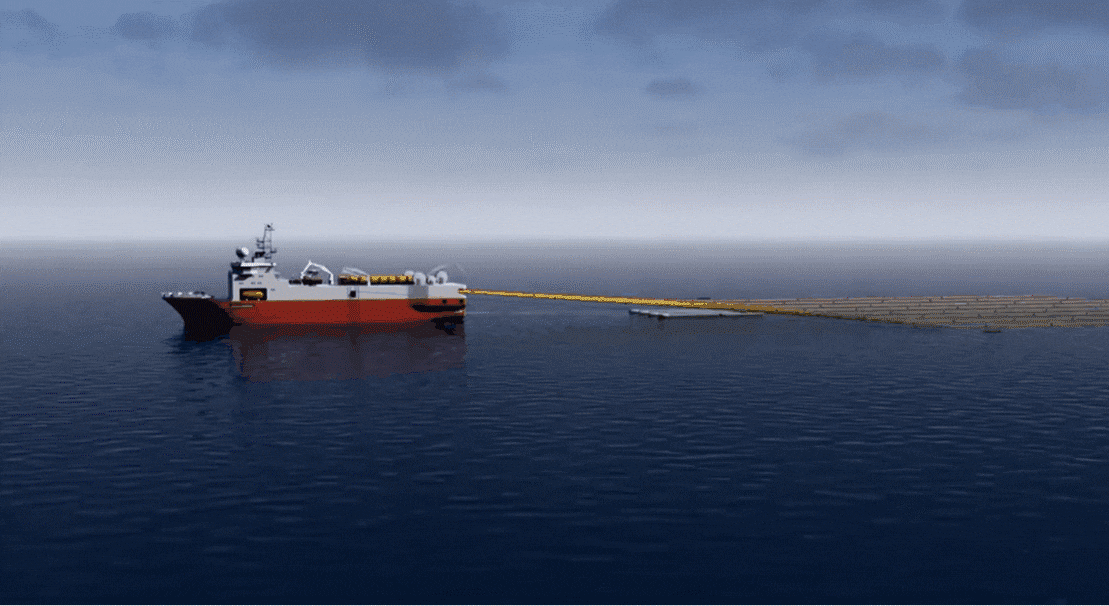 가이아나 리자 유전 개발의 가상 모습./엑손모빌 홈페이지 캡처