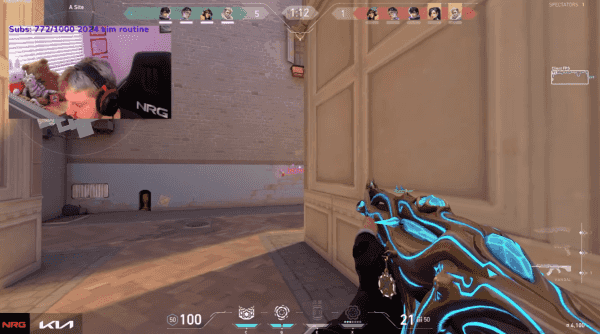 - 아이소의 보호막 스킬은 TTK가 극단적인 발로란트에서 밸류가 매우 높다 (출처 : 데몬1 트위치)