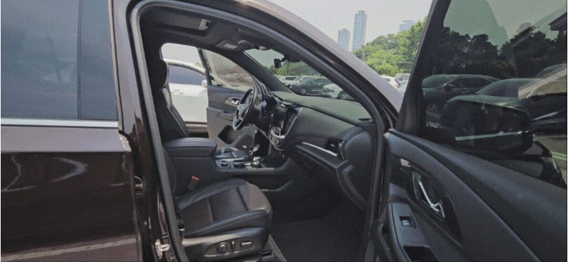 쉐보레 트래버스 내부. /권유정 기자