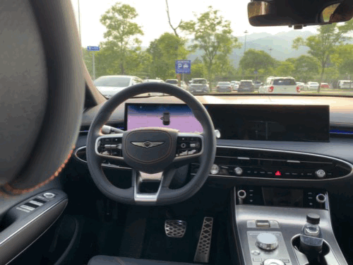 GV70 실내 모습. 과천=강희경 기자