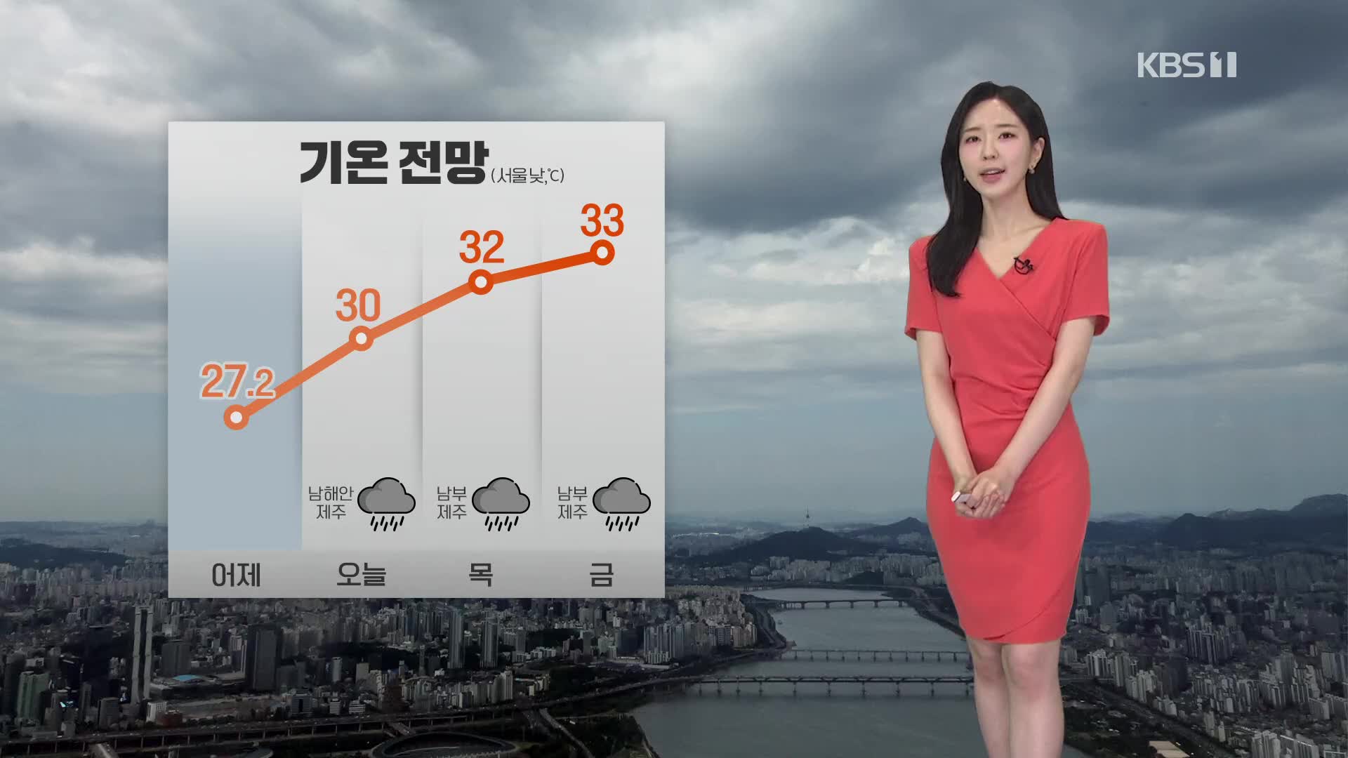 [출근길 날씨] 오늘 제주부터 다시 장맛비…낮 기온 높아져 - kakaoTV [출근길 날씨] 오늘 제주부터 다시 장맛비…낮 기온 높아져