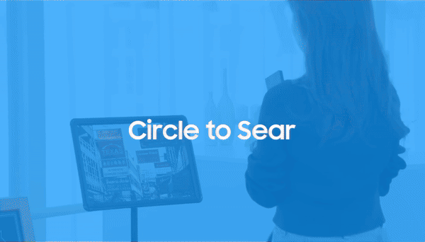 갤럭시Z폴드6를 활용하면 서클 투 서치 기능을 더욱 효율적으로 사용할 수 있다./영상=삼성전자 뉴스룸