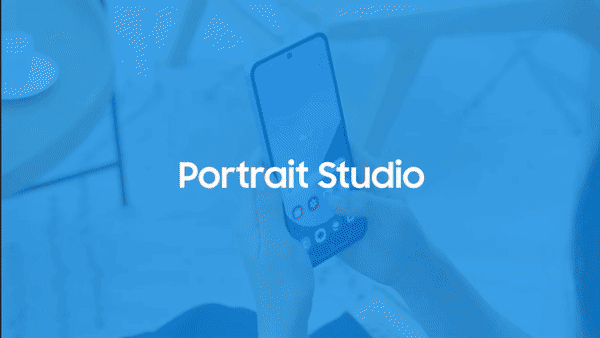 인물 사진 스튜디오 기능은 인물 사진을 다양한 스타일로 바꿔준다./영상=삼성전자 뉴스룸