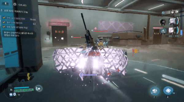 - 슈팅 + 액션 게임의 요소를 적절하게 섞었다