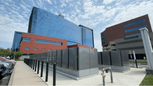 미국 스탬퍼드(Stamford Hospital) 병원 내 연료전지시설 SMH000(2.0MW)의 모습. 2024.7.17/뉴스1 ⓒ News1 한지명 기자