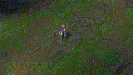 '구마유시'의 우승 스킨 '징크스' 귀환 장면.