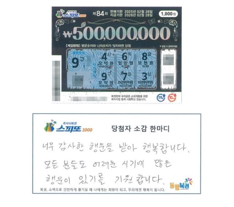 행운복권판매점 이미지