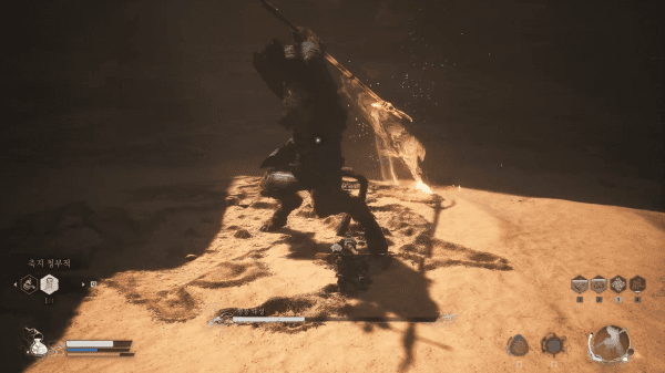 - 침착하게 후딜레이를 노려 공격한다면 꾸준히 대미지를 누적할 수 있다