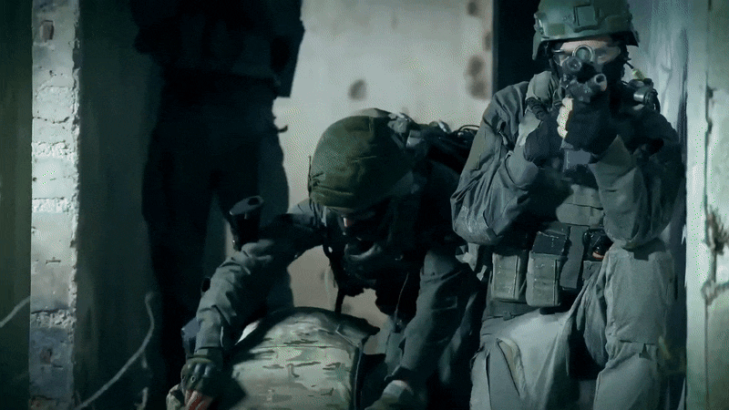 시가전 상황에서 드론 엑스텐더를 활용하는 모습. / 엑스텐드 제공