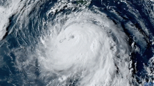 제10호 태풍 ‘산산’(SHANSHAN)의 중심부를 포착한 위성 영상. /X(옛 트위터)