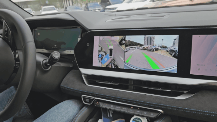 자율 주행 보조 기술인 &nbsp;‘액티브 드라이버 어시스트‘. 영상=조은비 기자&nbsp;