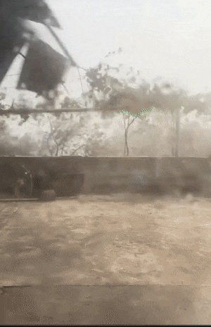 인공강우 작업 직후 폭풍우를 동반한 이상기후 현상이 동반되며 피해가 속출했다. /더우인