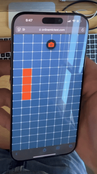 아이폰16 프로에서 화면 터치 문제가 발생하고 있다. (영상= 마스토돈 사용자 @khaost)