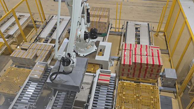 팔레트 적재 로봇 /사진=김지우 기자 zuzu@