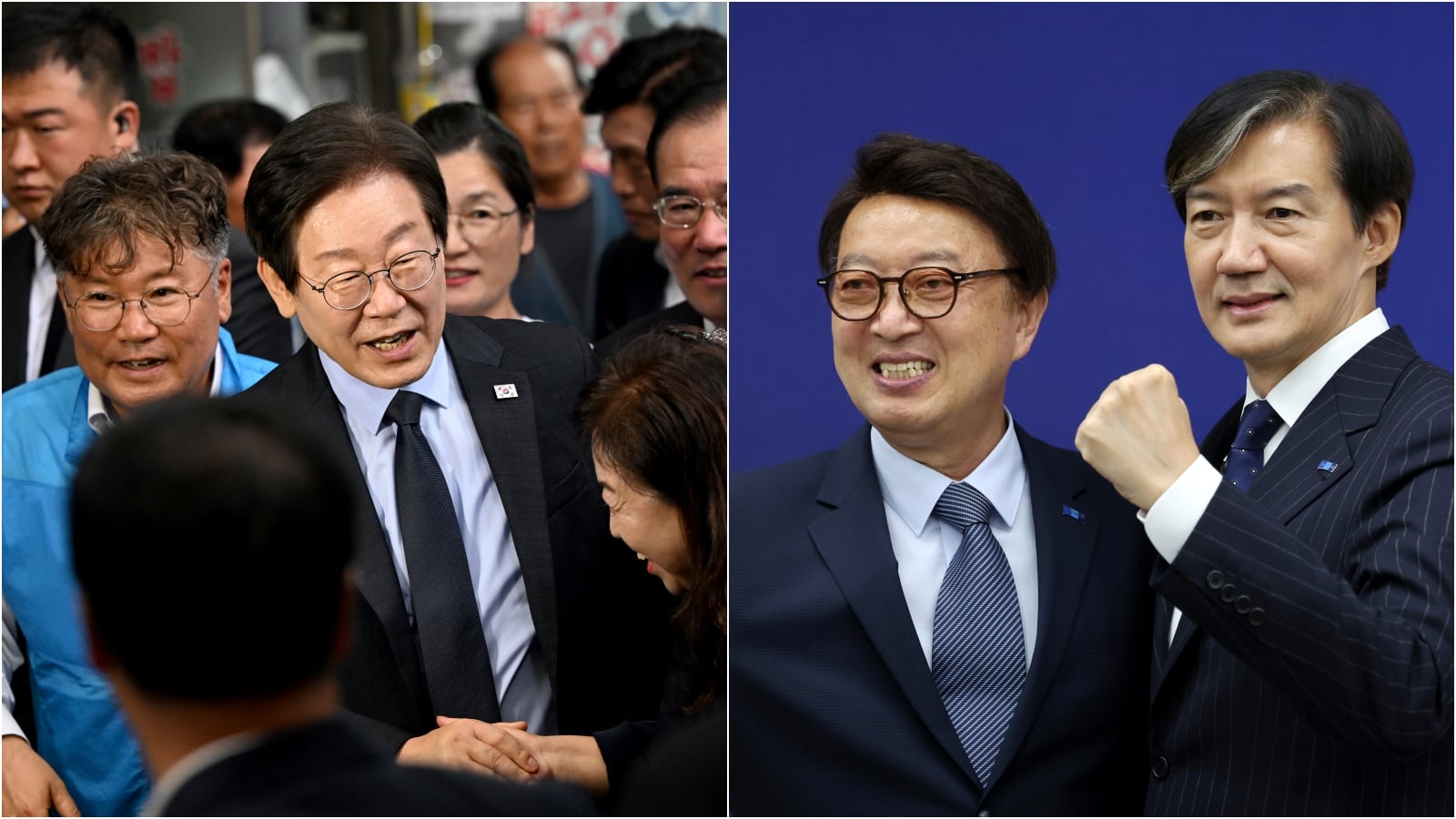 민주당 후보는 전과 2범” vs “조국당 후보 집은 청담동”