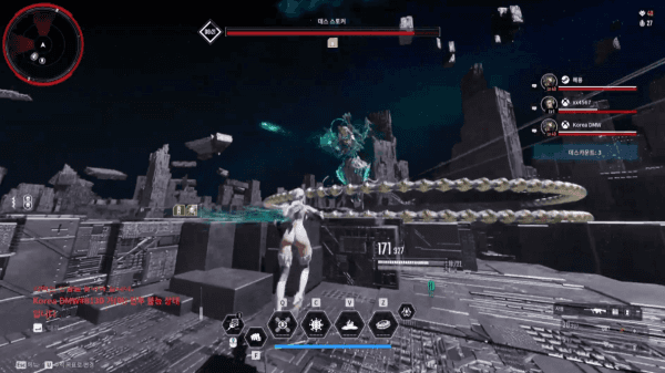 - 체력 대신 실드를 올린 데스 스토커 전용 빌드[출처: 나유안 유튜브]