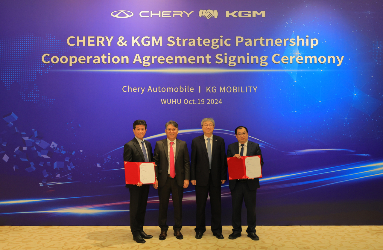 KG Mobility, China’s Chery to develop pluginhybrids
