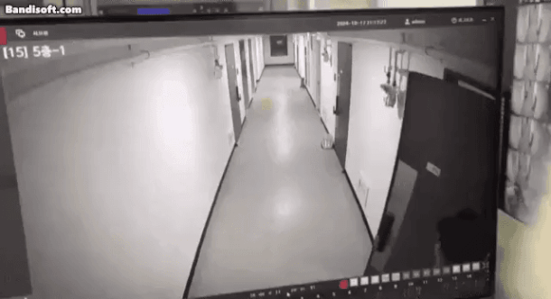 숲(SOOP·옛 아프리카TV)에서 스트리머로 활동 중인 조예리(20)씨의 집에 신원미상의 남성이 무단침입 하는 CCTV 영상. [인스타그램]