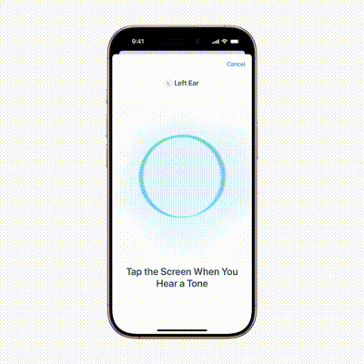 iOS 18.1 업데이트는 에어팟 프로 2 모델에 청력 테스트, 의료용 보청기, 청력 보호 기능을 추가한다. (엑스 갈무리)