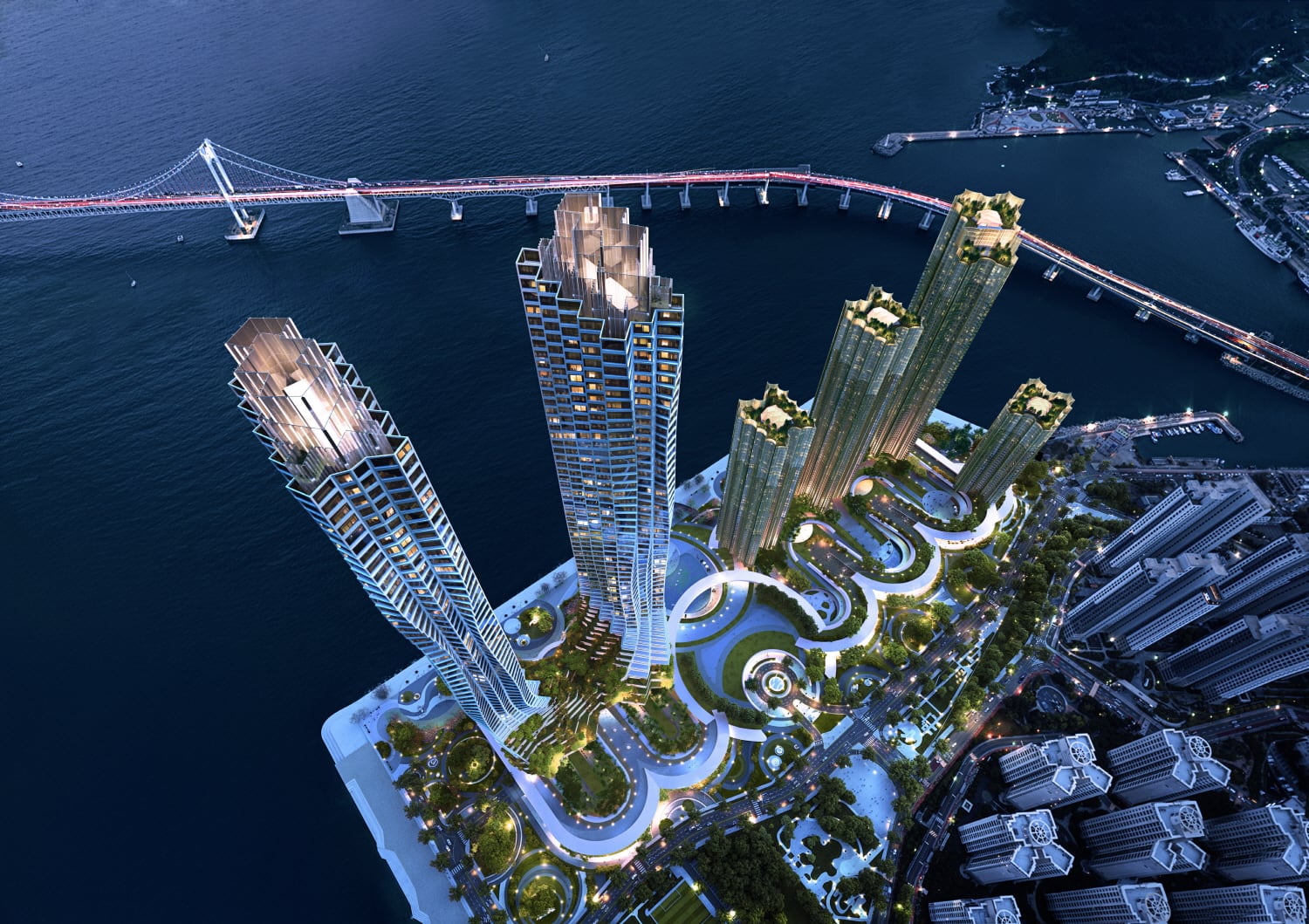 부산 광안대교 앞 99층 재건축 아파트... “새 랜드마크” vs “현실성 없다”