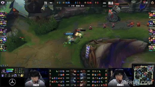 사일러스로 기록한 이 솔로 킬을 기점으로 흔들렸던 T1은 살아났다(이미지=LCK 공식 유튜브 발췌).