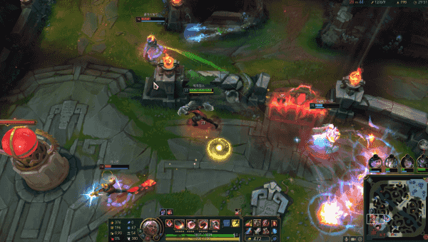 - 후반부 성장을 마친 암베사는 압도적인 파워를 보여줍니다