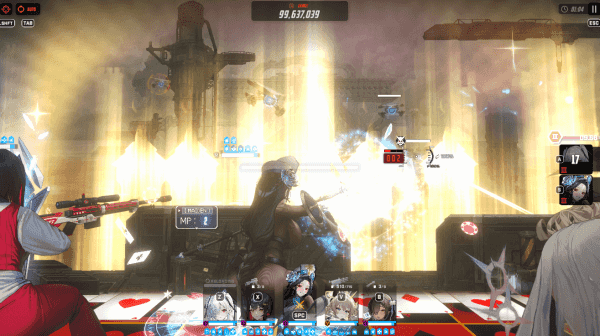 - 메이든: 아이스 로즈 버스트 스킬 연출