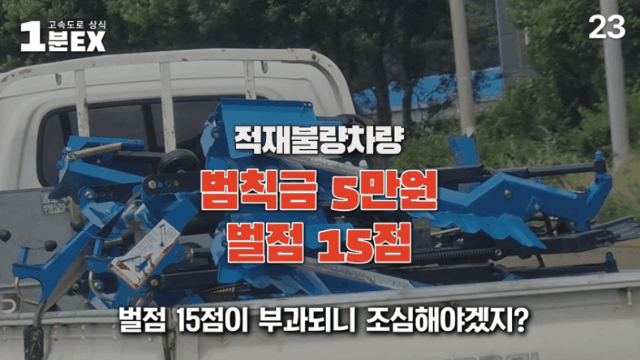 [서울=뉴시스] 한국도로공사는 7일 유튜브 채널을 통해 고속도로 과적차량에 대한 단속 기준과 방법을 소개했다. 2024.12.07. (영상 출처=도로공사 유튜브)  *재판매 및 DB 금지