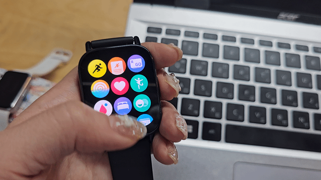 레드미워치5 라이트 화면 반응 속도 (영상=지디넷코리아)